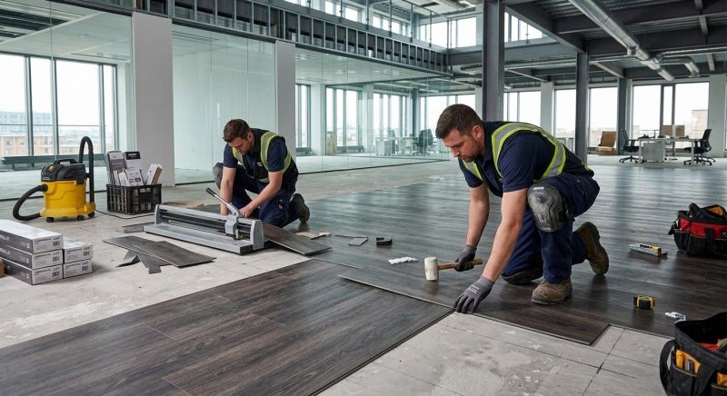 Our team working on Flooring Service projects in Reston, VA