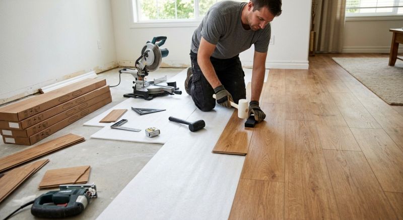 Laminate Floor Replacement in Montgomery County, MD