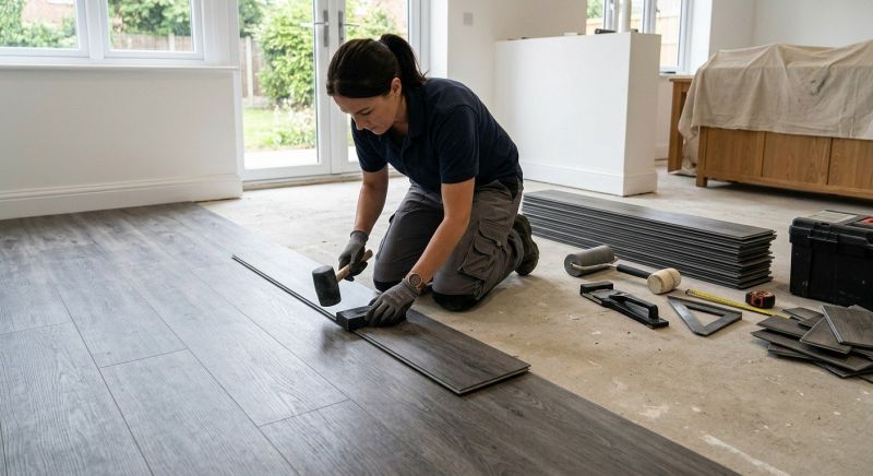 Luxury Vinyl Tile Installation in Reston, VA