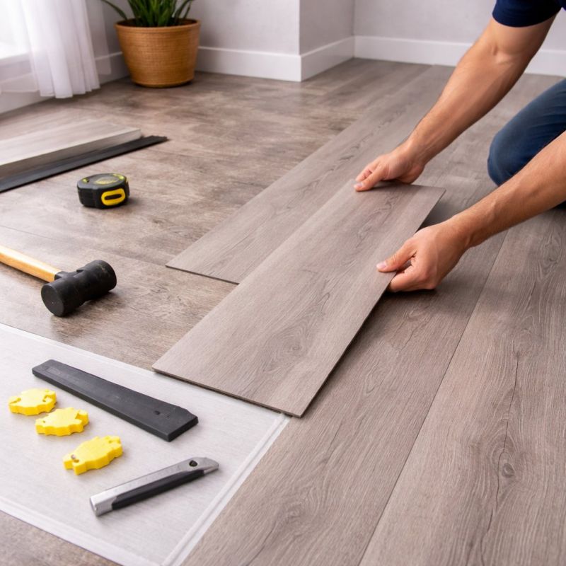 Luxury Vinyl Tile Installation in Middleburg, VA