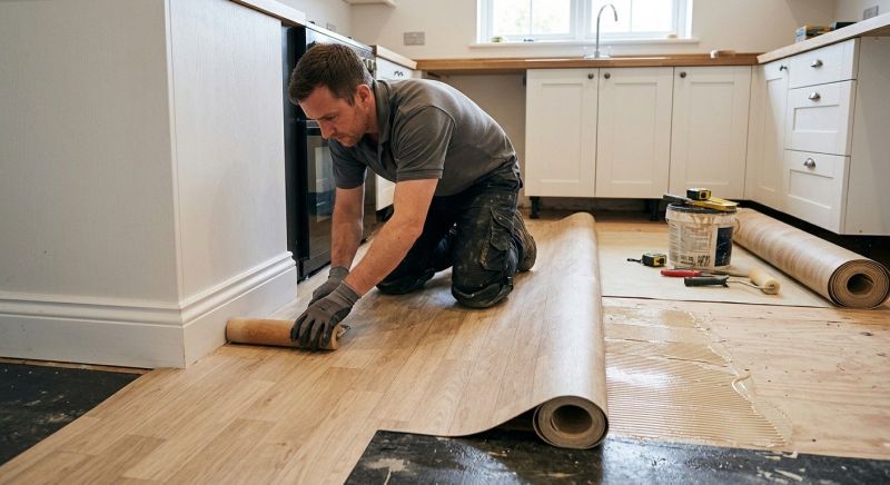 Sheet Linoleum Installation in Damascus, MD