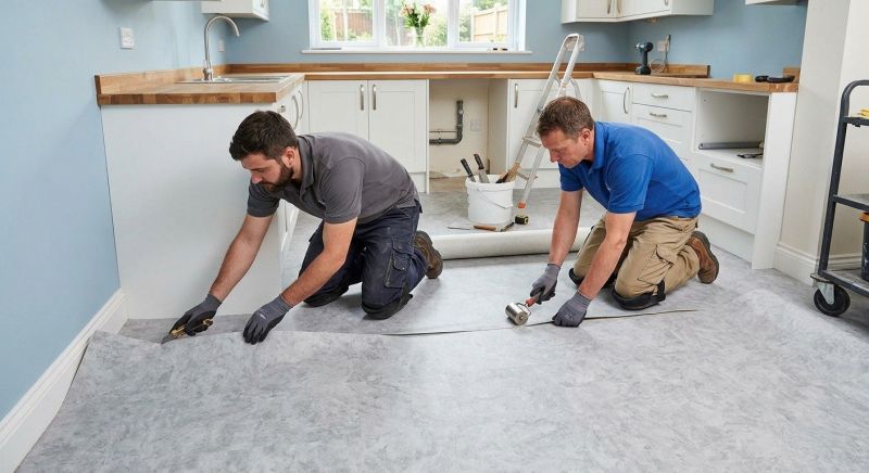 Sheet Linoleum Installation in Reston, VA