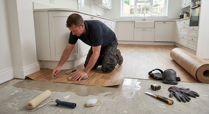 Sheet Linoleum Installation in Silver Spring, MD