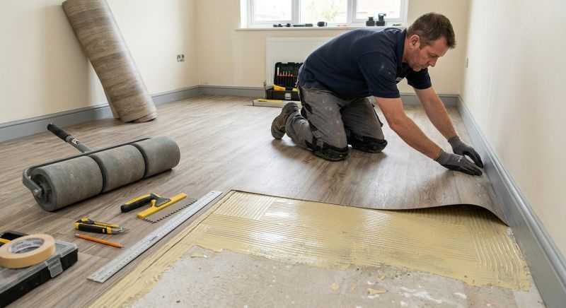 Sheet Vinyl Installation in Poolesville, MD