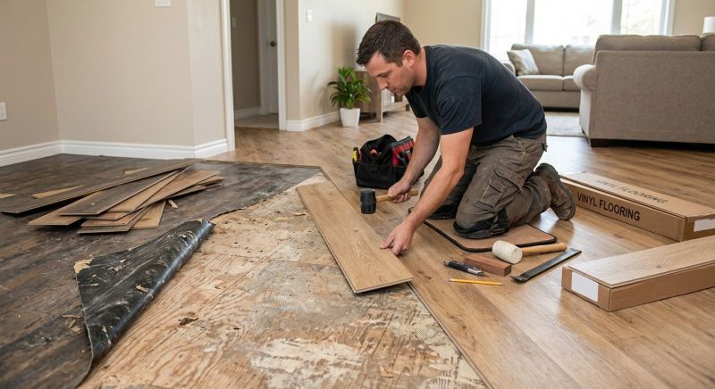 Vinyl Flooring Installation in Gaithersburg, MD