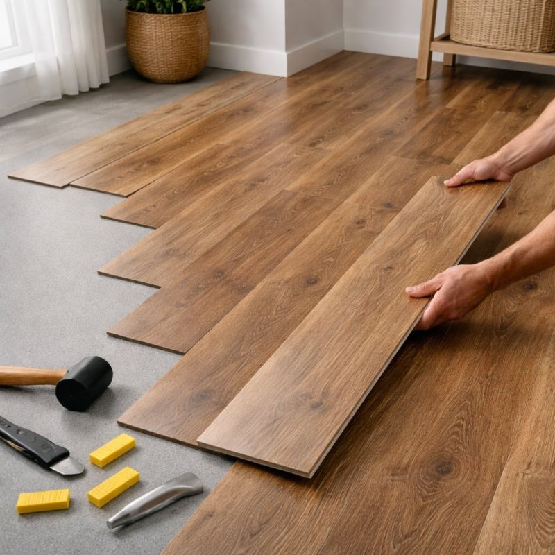 Vinyl Plank Floor Installation in Reston, VA