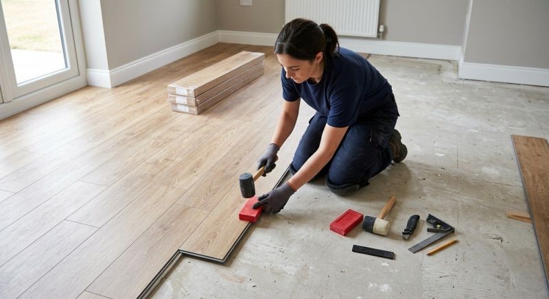 Vinyl Plank Floor Installation in Reston, VA