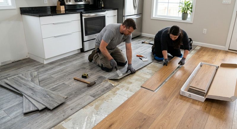 Vinyl Tile Replacement in Reston, VA